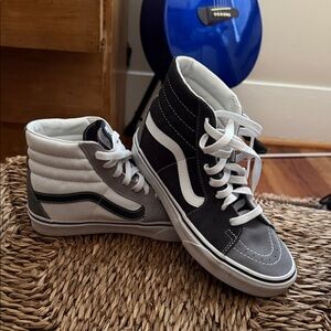 Vans Pewter/black/white High-Top Sneakers